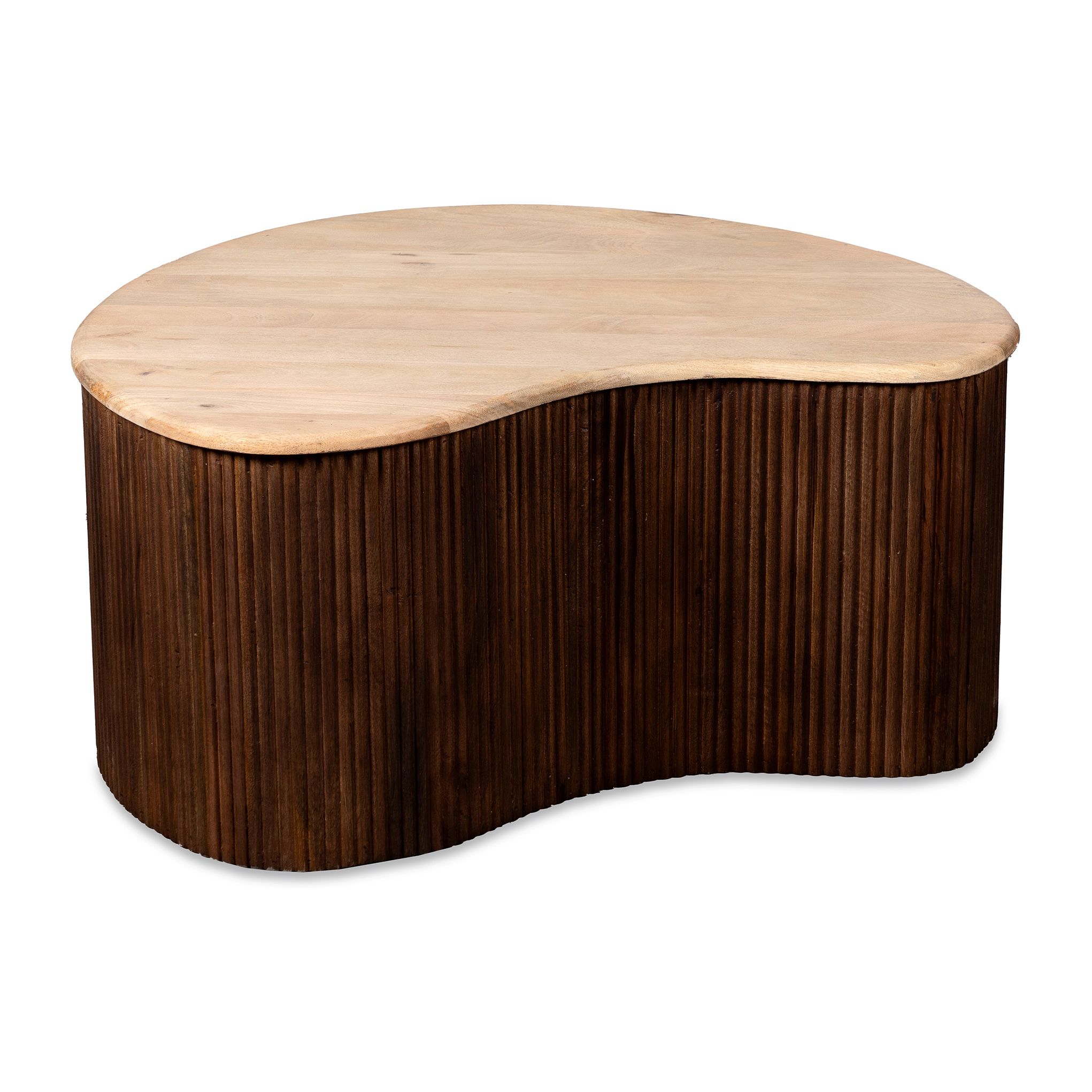 Lewis & Loft Lena Salontafel – Organisch Mangohout, Maat L, FSC‑gecertificeerd – Bruin