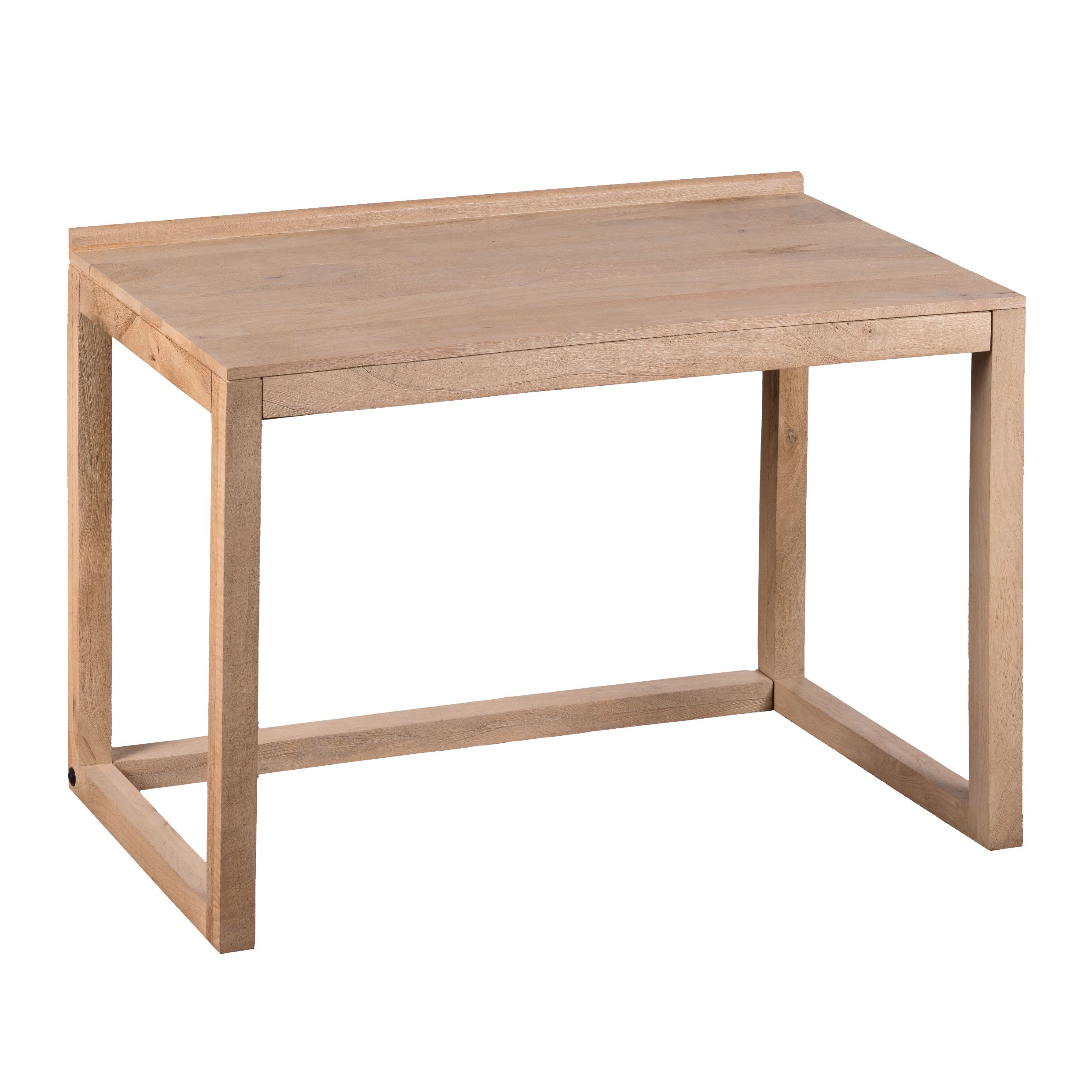 Lewis & Loft Leona bureau – FSC‑certificeerd mangohout in zandkleur, compact en stijlvol