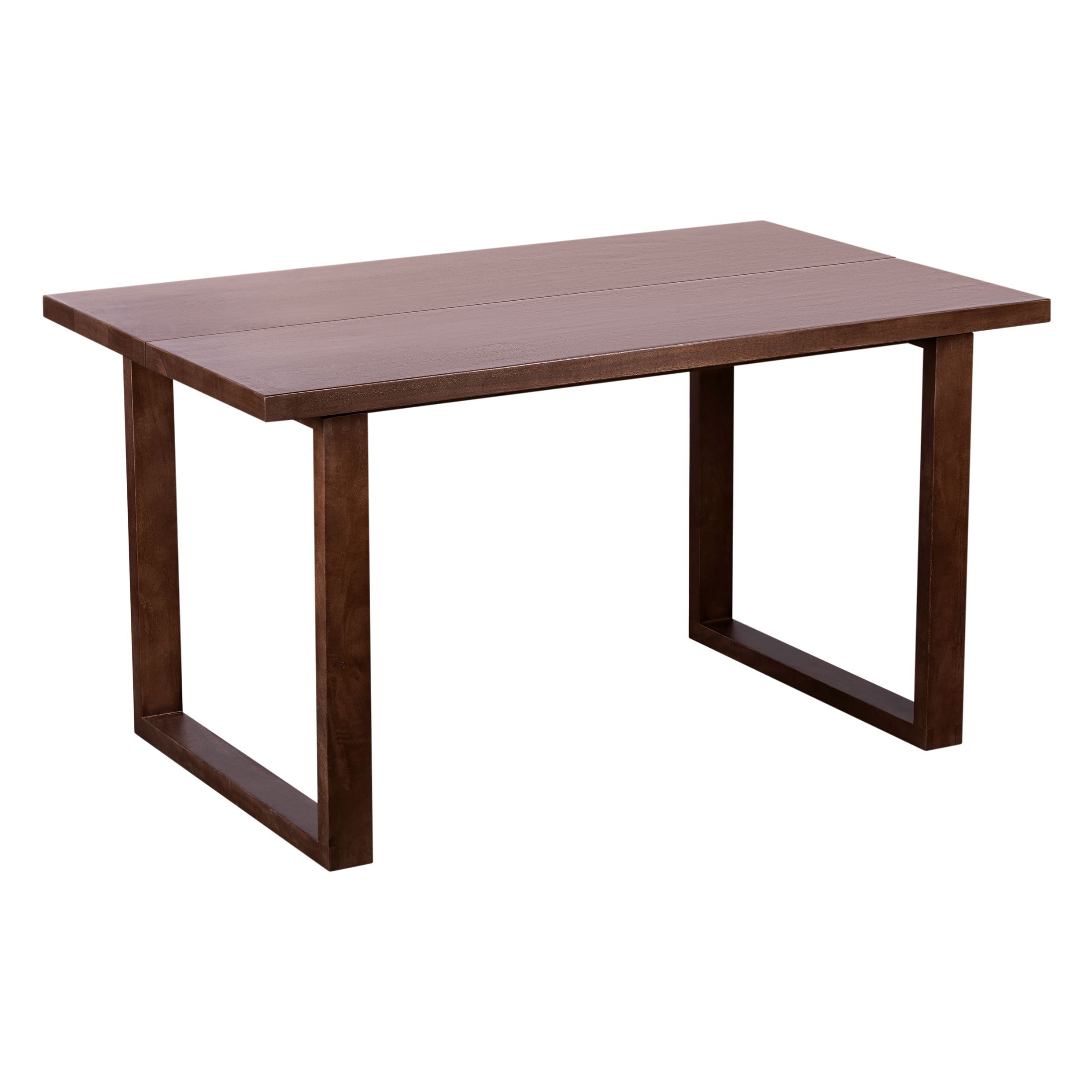 Lewis & Loft Lore eettafel – compacte walnootkleurige mangohouten kern van je eetkamer