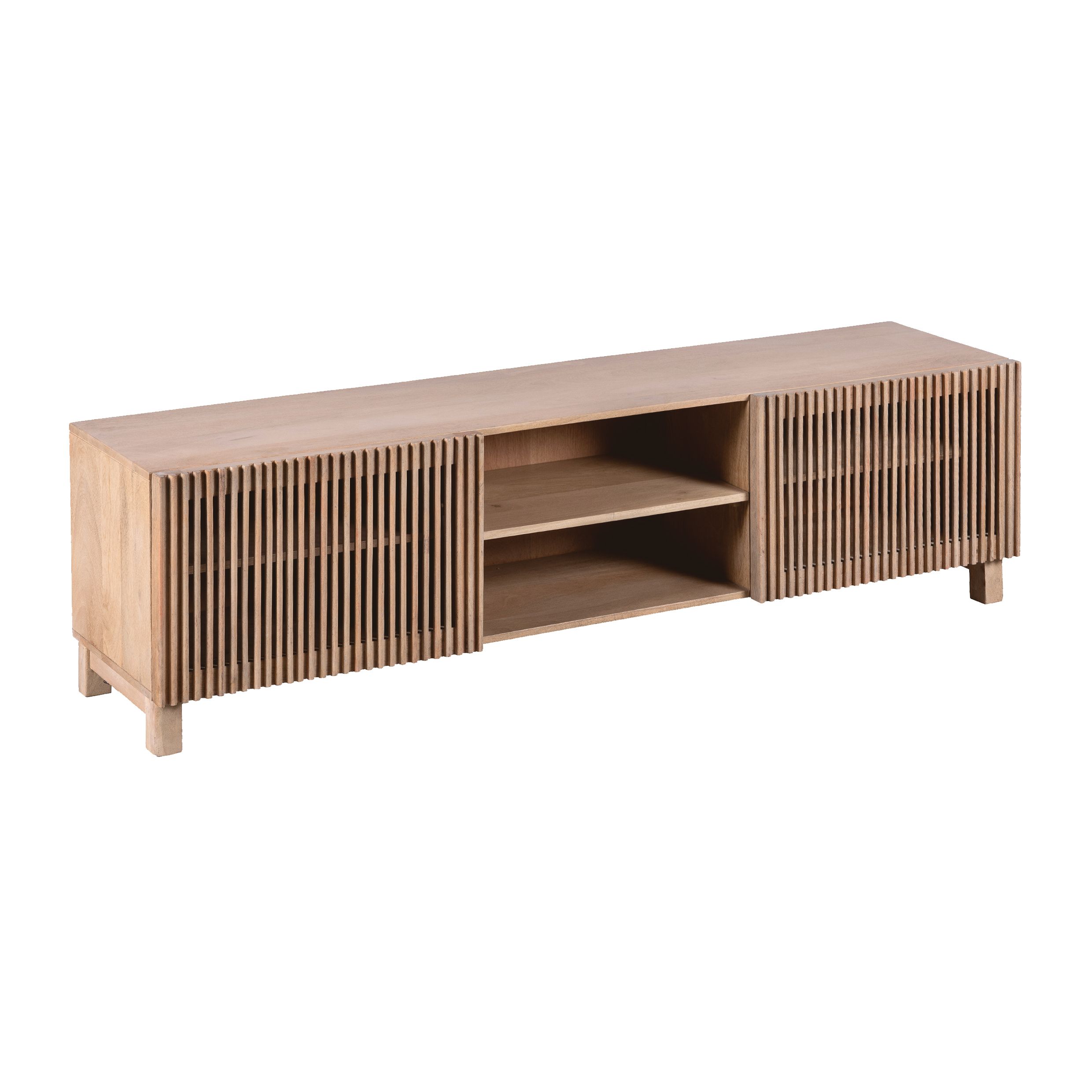 Lewis & Loft Lucille TV‑meubel – FSC‑gecertificeerd mangohout, naturel