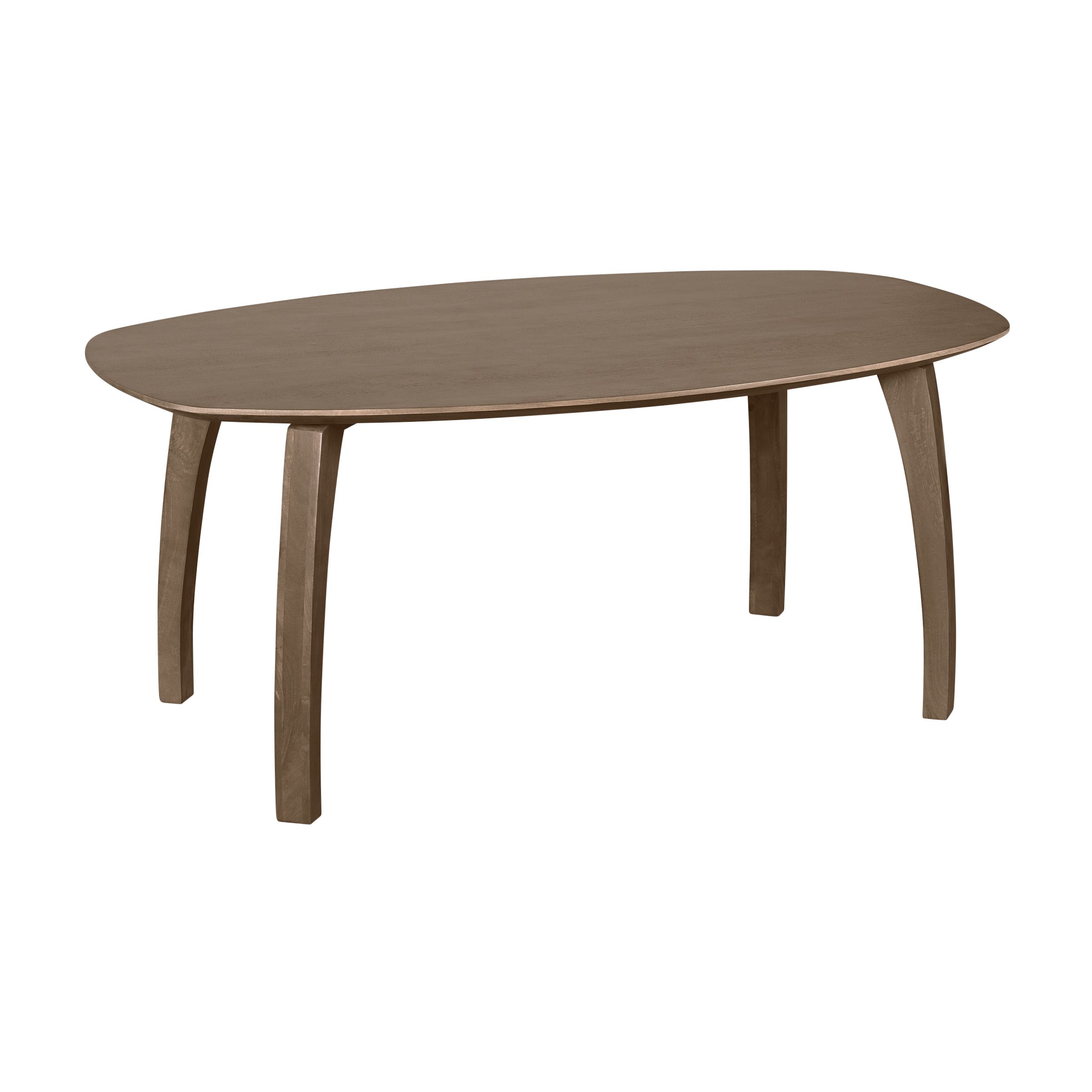 Lewis & Loft Luna eettafel – FSC‑mangohout, Deens ovaal 180×100 cm