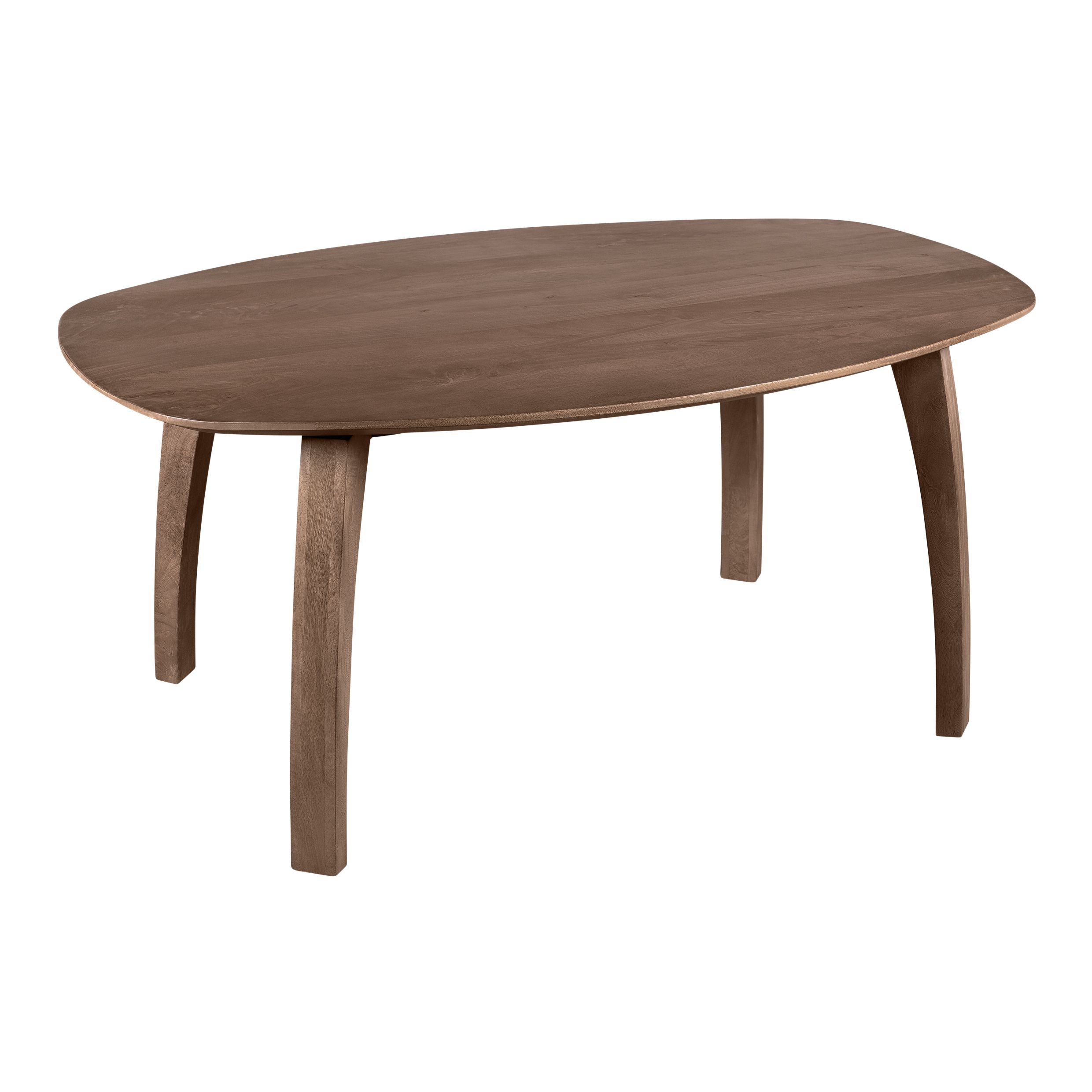 Lewis & Loft Luna – Ovale eettafel van FSC‑gemerkt mangohout, 160 × 100 cm