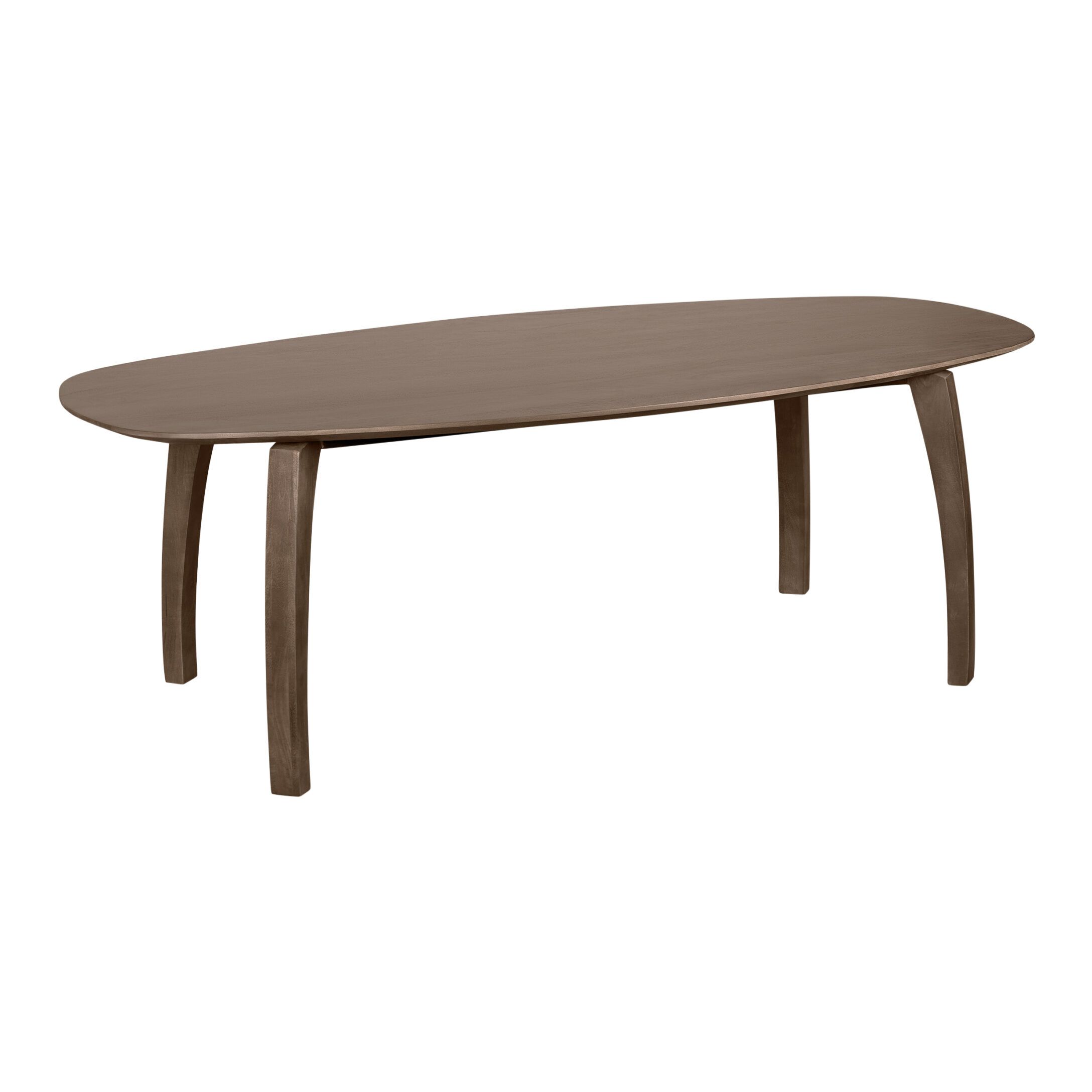 Lewis & Loft Luna: Ruimtelijk Ovaal Houten Bureau van FSC‑Mangohout