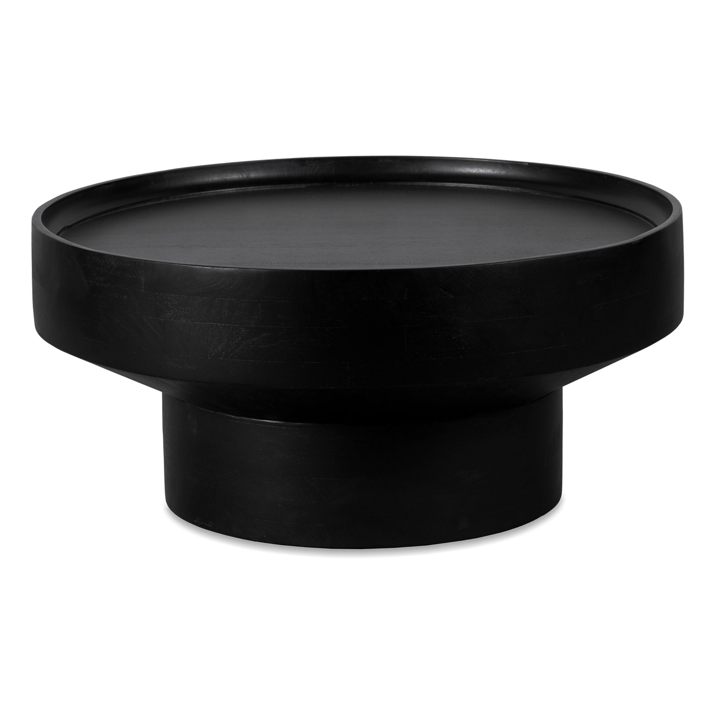 Lewis & Loft Luus ronde salontafel – zwart mangohout, Ø80 cm
