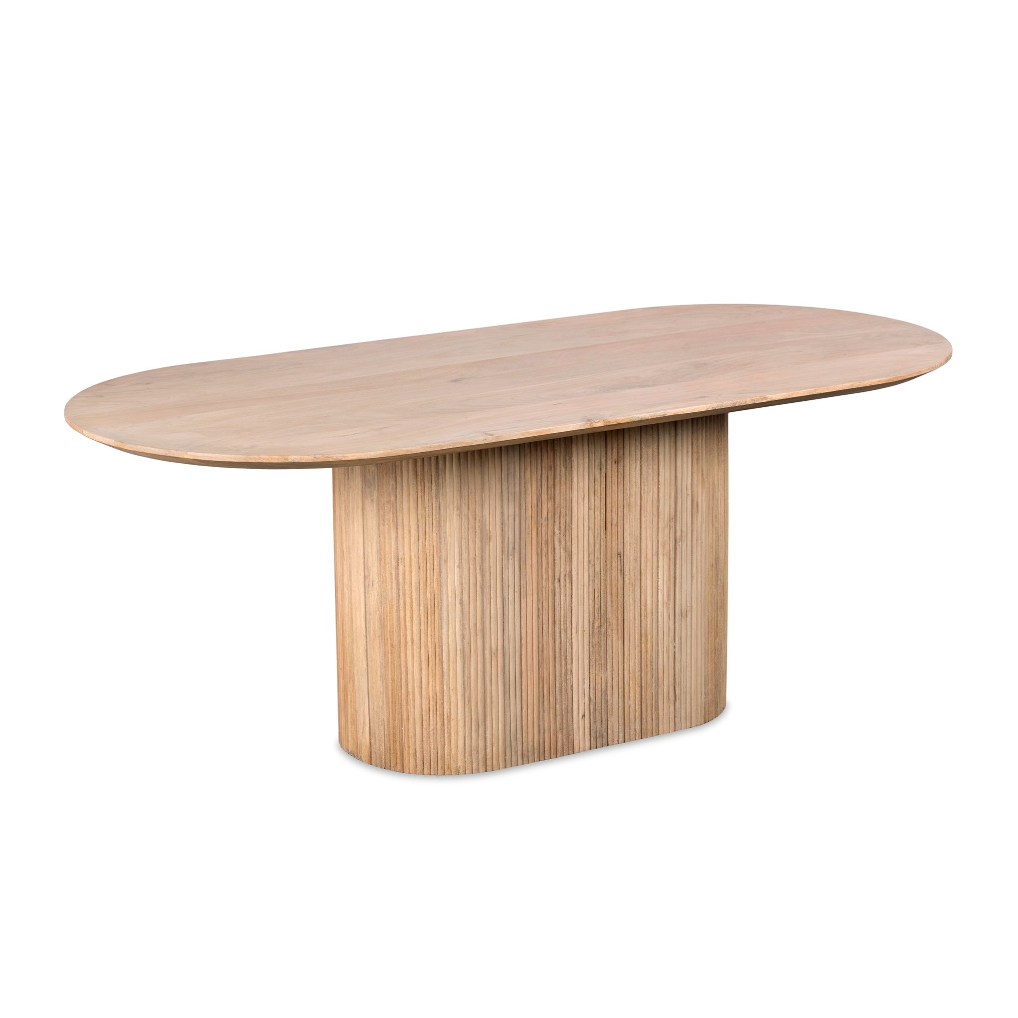 Lewis & Loft Lynn ovale eettafel – 200 cm × 90 cm, FSC‑gecertificeerd mangohout