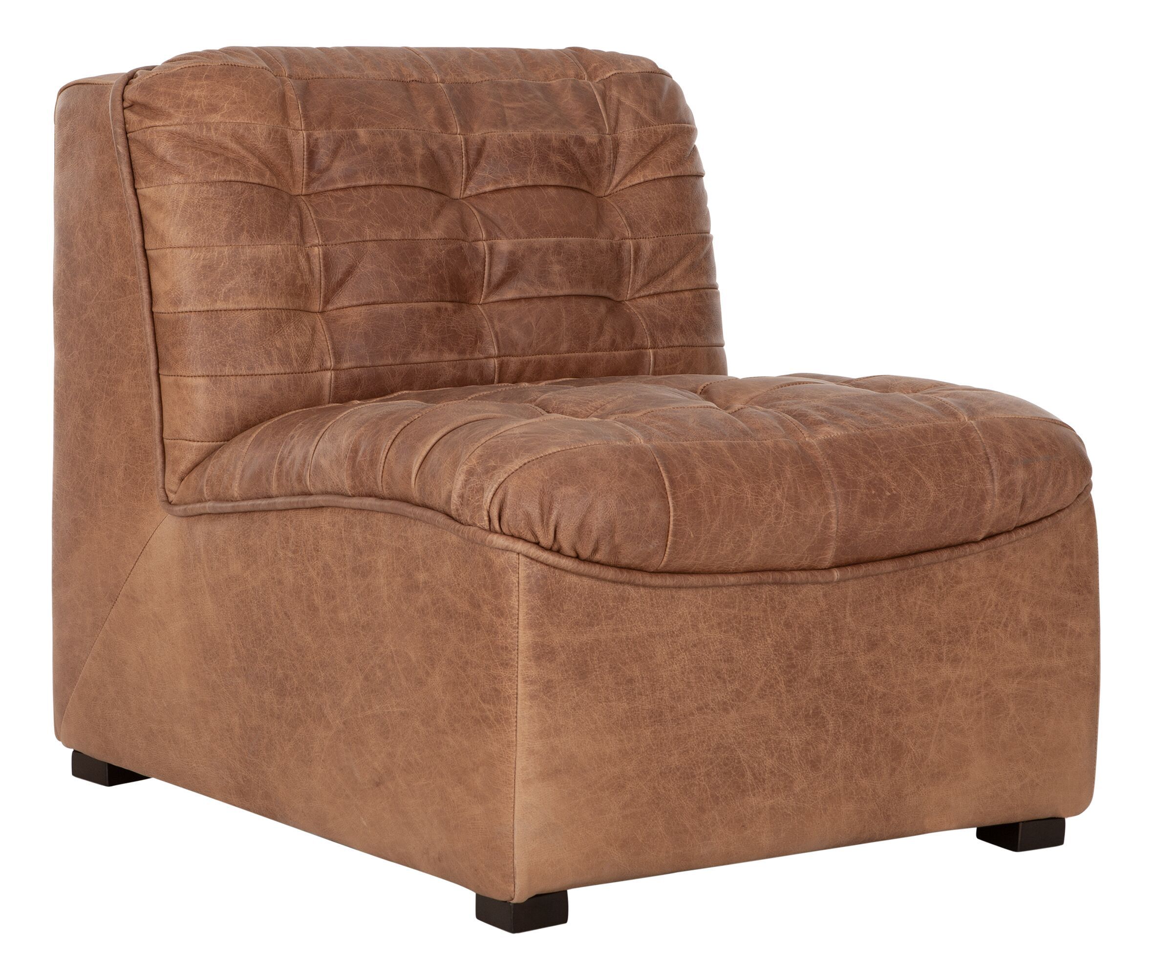 Liberty Fauteuil – Luxe Buffalo leer in warme cognac