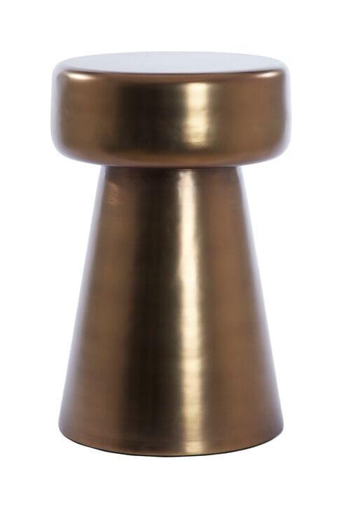 Light & Living Bijzettafel Dakwa 29 cm – Brons Ronde Mini‑Tafel voor een Stijlvolle Inrichting