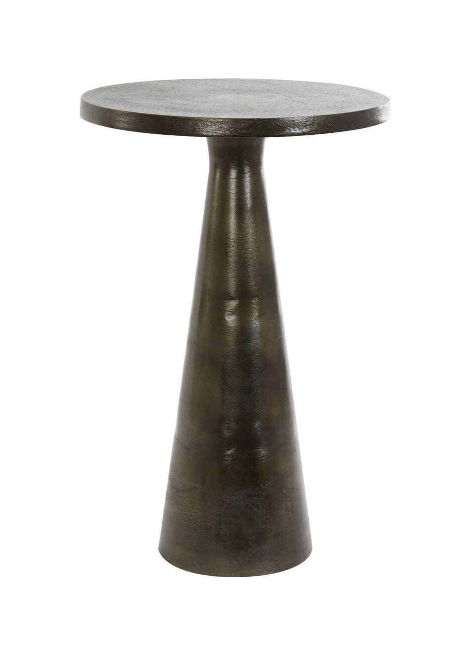 Light & Living Bijzettafel Philos – Elegante Antiek Brons ronde tafel