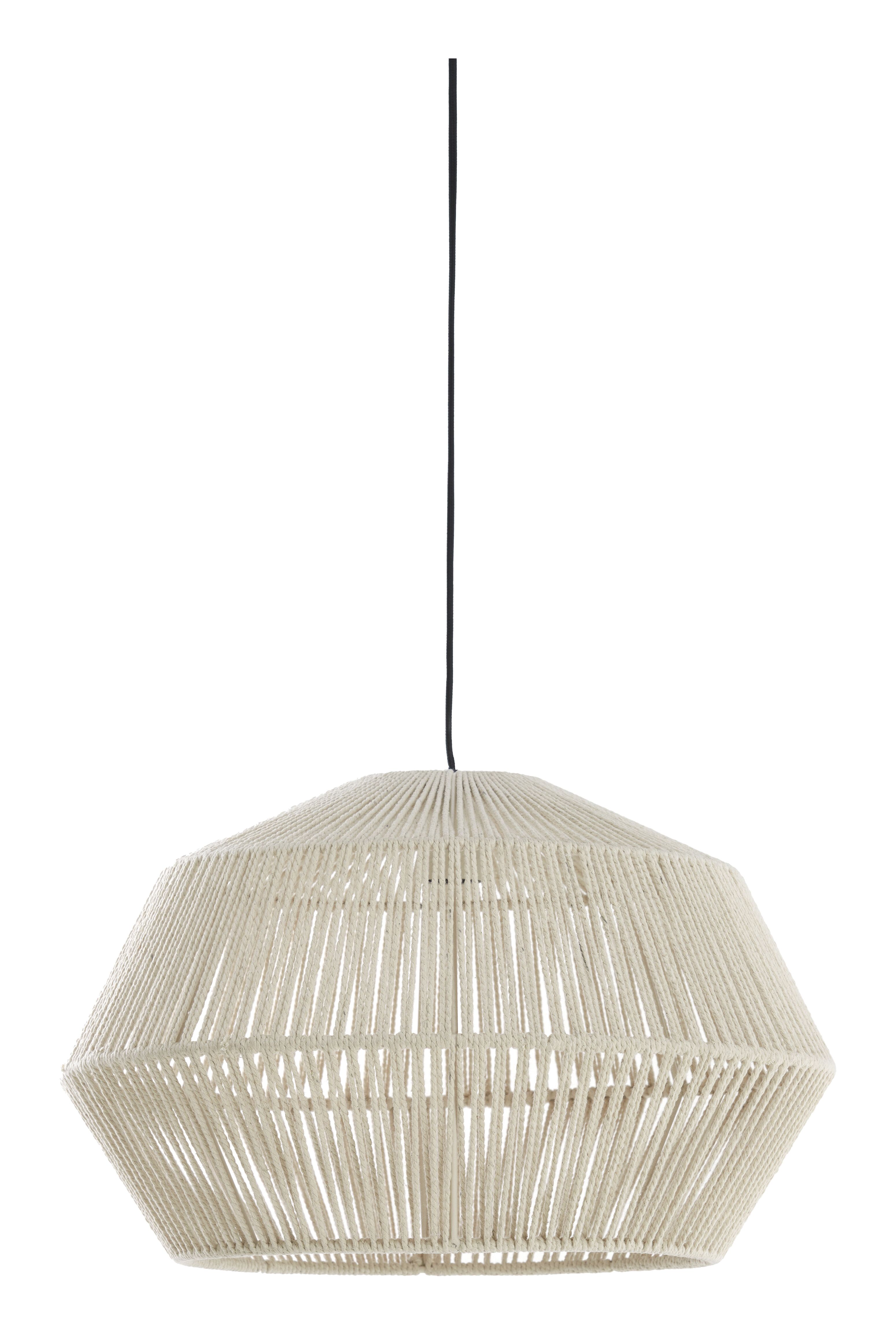 Light & Living Deya Hanglamp 49 cm – Warm Crème Design voor elke ruimte