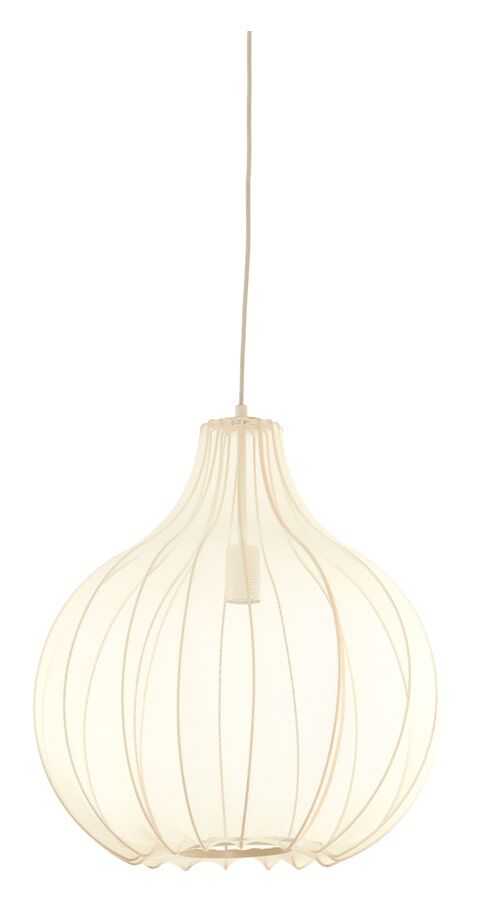 Light & Living Elati Hanglamp 50 cm – Zand, Stijlvolle Hanglamp in IJzer & Polyester