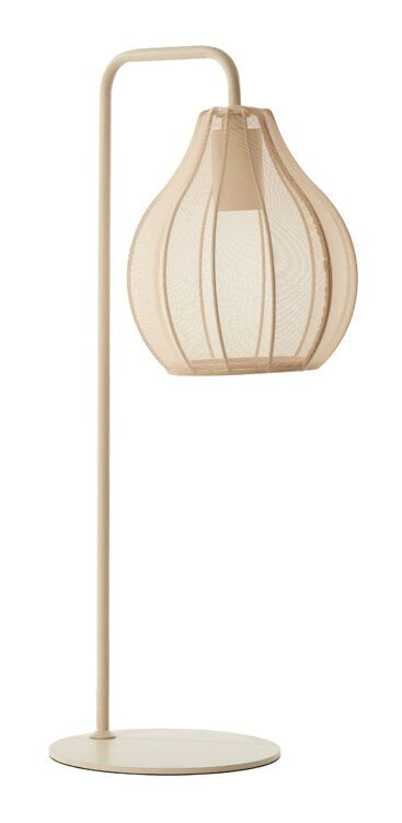 Light & Living Elati Tafellamp 60 cm – Zandkleurige Japandi klasse