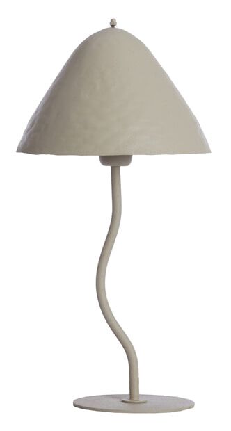 Light & Living Elimo Tafellamp 50 cm – Mat Lichtgrijs – Stijlvolle Verlichting voor elk interieur