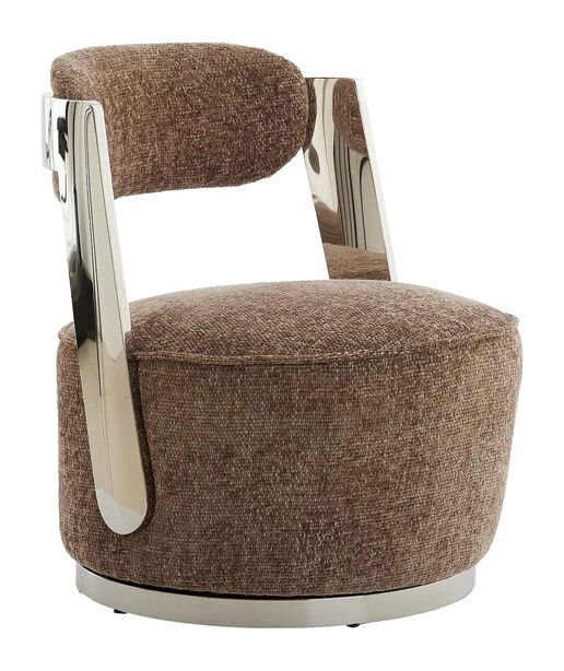 Light & Living Fauteuil Kemena – tijdloos grijs‑bruin comfort voor elke woonruimte