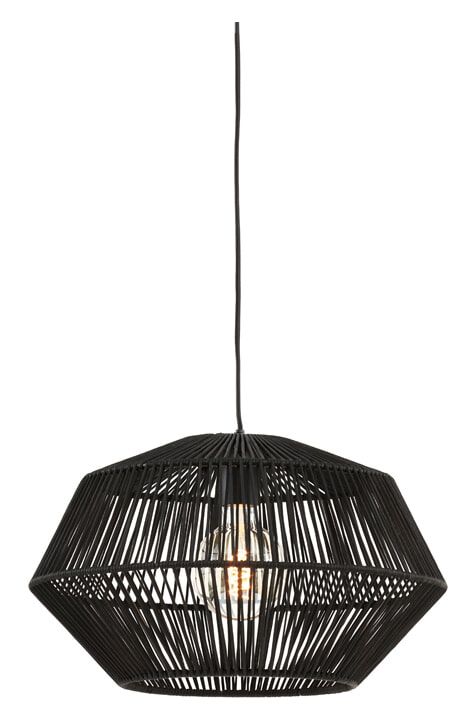 Light & Living Hanglamp Deya – Mat Zwart, ronde vorm, perfecte sfeerlicht