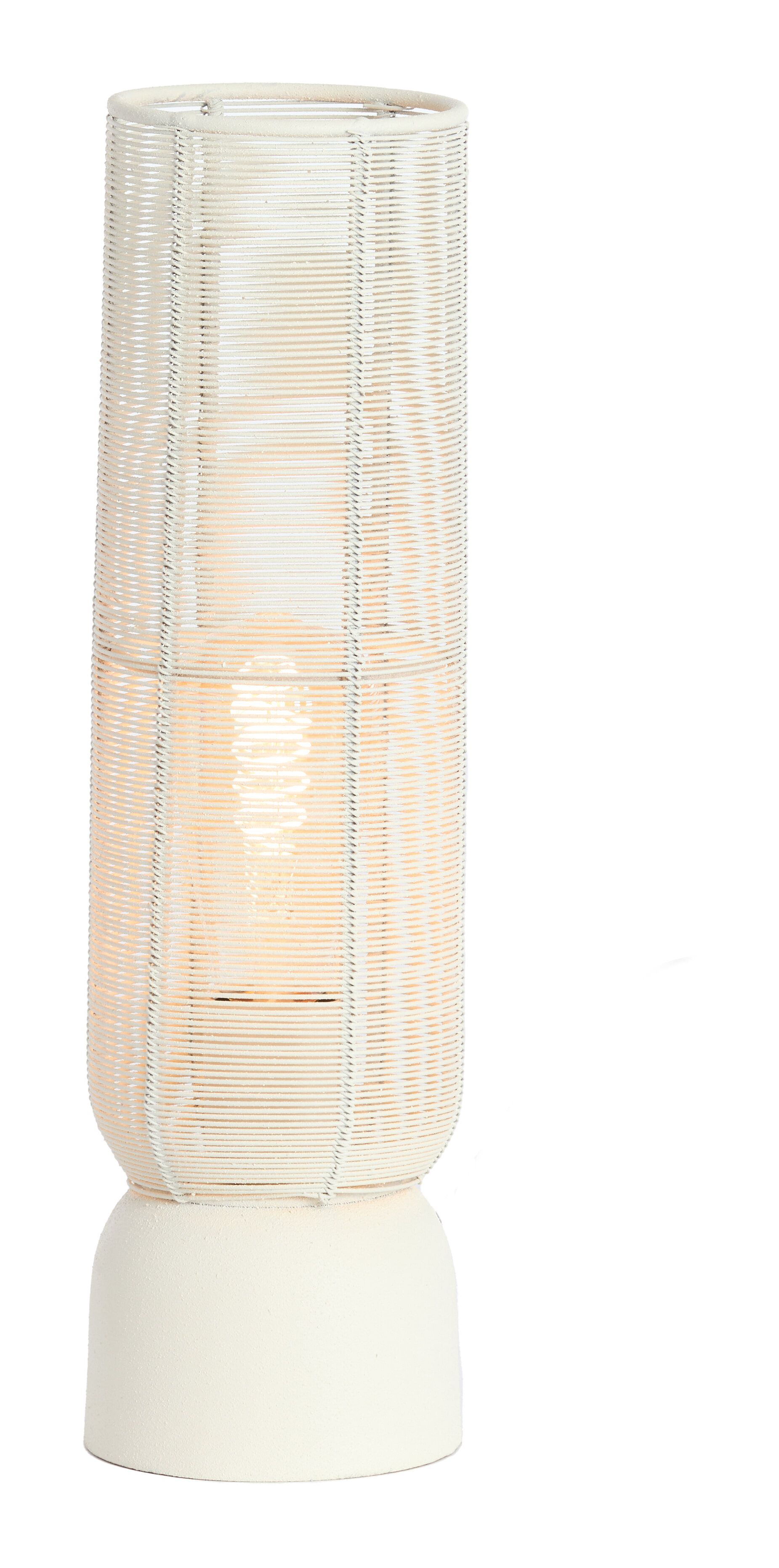 Light & Living Lezuza Tafellamp 40 cm – Subtiel Crèmekleurig Design voor elk Interieur
