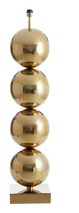 Light & Living Lovis Gouden Vloerlamp – Elegante Verlichting van 137 cm