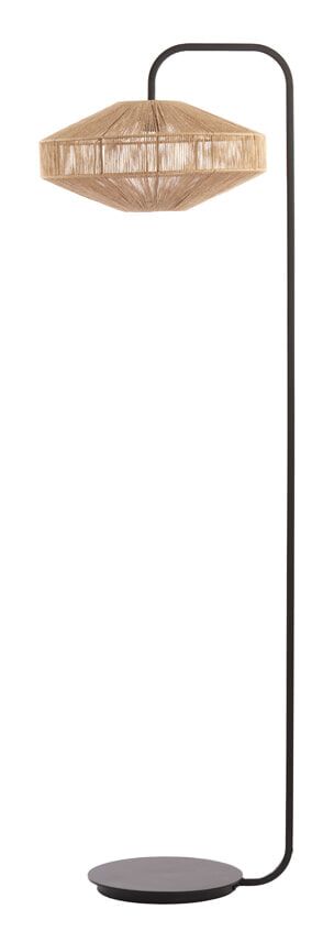 Light & Living Lyra vloerlamp 164 cm – Natuurlijke warme verlichting voor elke ruimte