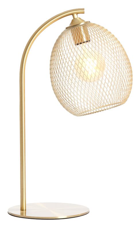 Light & Living Moroc Gouden Tafellamp – Stralend Design voor elk Interieur