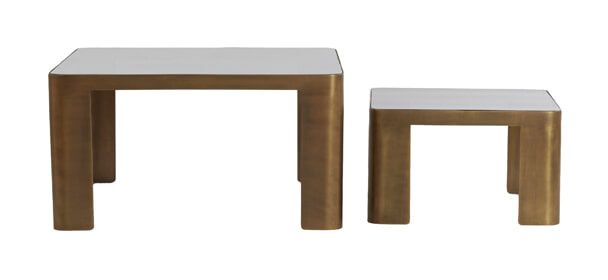 Light & Living Oxe Salontafel Set – Antiek Brons, 2‑delig