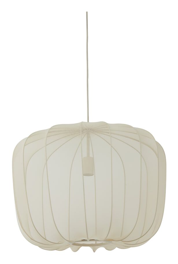 Light & Living Plumeria Hanglamp – Zand (60 cm) in Japandi stijl