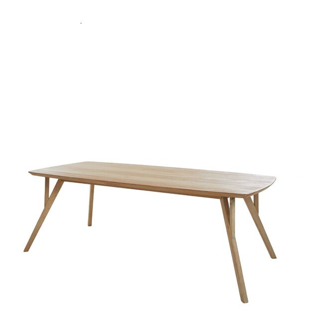 Light & Living Quenza eettafel – Ovaal mangohout 200 × 100 cm