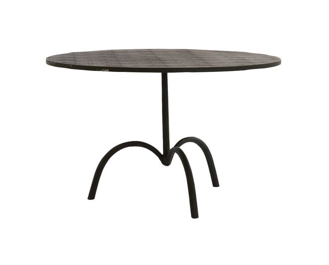 Light & Living Salontafel Samoa – Rond, Mat Zwart – 64 cm