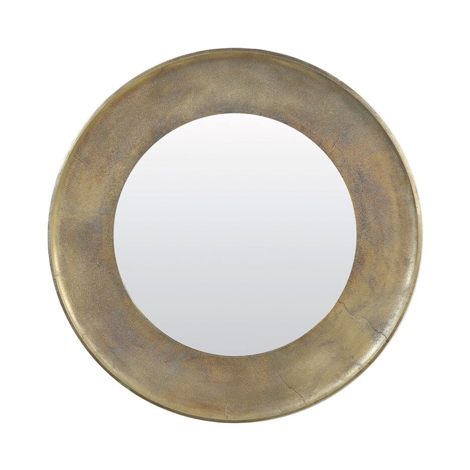 Light & Living spiegel Sana Ø88 cm – ronde antiek‑brons look voor elke ruimte