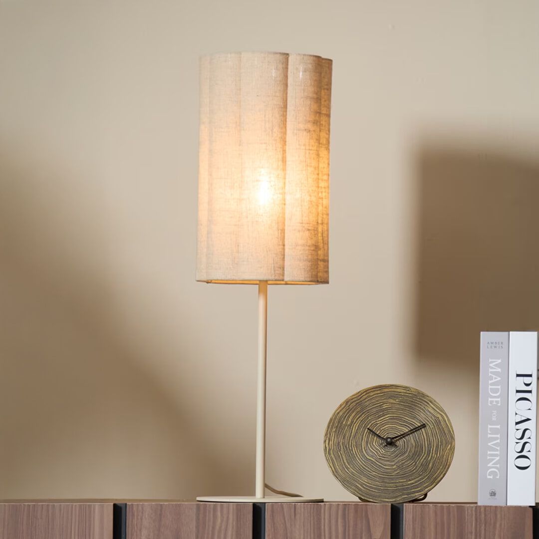Light & Living Tafellamp Fringe 70 cm – Natuurlijke Elegantie voor elk Interieur