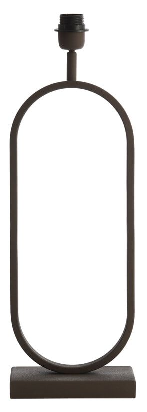 Light & Living Tafellamp Jamiri – Stijlvolle bruine metalen lamp (55 cm)