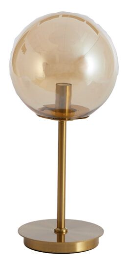 Light & Living tafellamp Medina – amber‑gouden elegantie, 43 cm