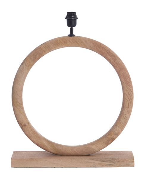 Light & Living Tafellamp Nubia – Elegante Mangohout Lamp in Naturel