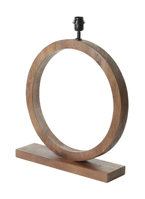 Light & Living Tinar Tafellamp – Warme Houten Elegantie (64 cm)