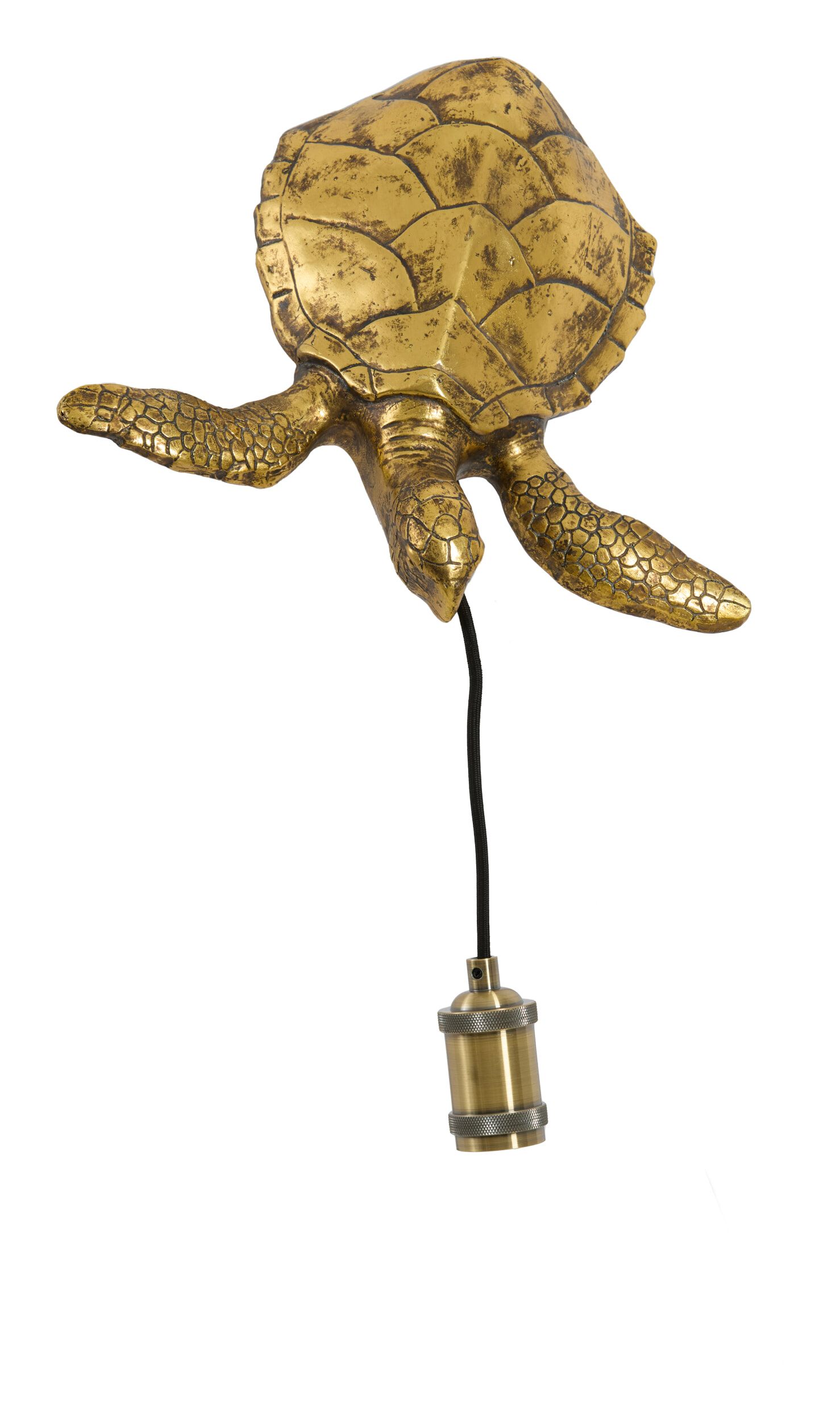 Light & Living Turtle Wandlamp in Brons – Stijlvolle sfeer en slimme functionaliteit