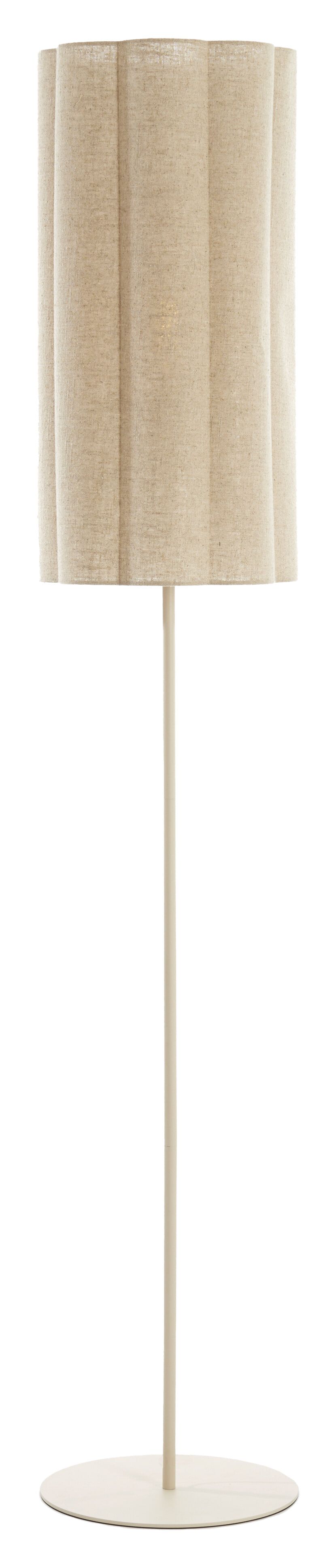 Light & Living Vloerlamp Fringe 165 cm – Natureel Japandi ontwerp