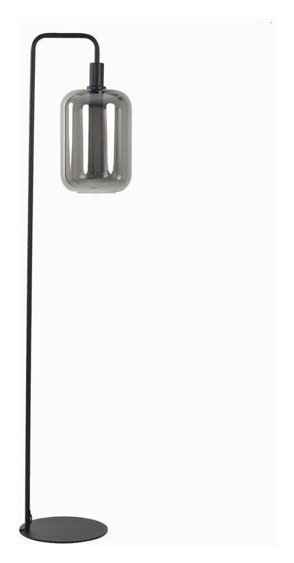 Light & Living Vloerlamp Lekar – Strakke Zwarte Designlamp 155 cm