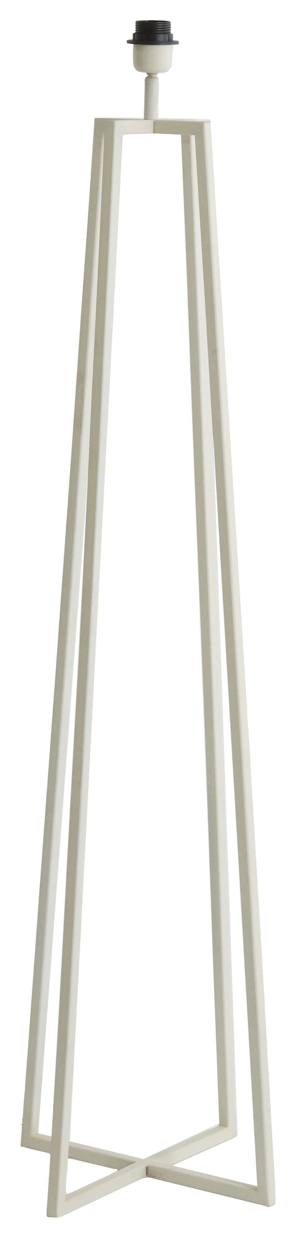 Light & Living Vloerlamp Miley 130 cm – Stijlvolle Crème lamp zonder kap