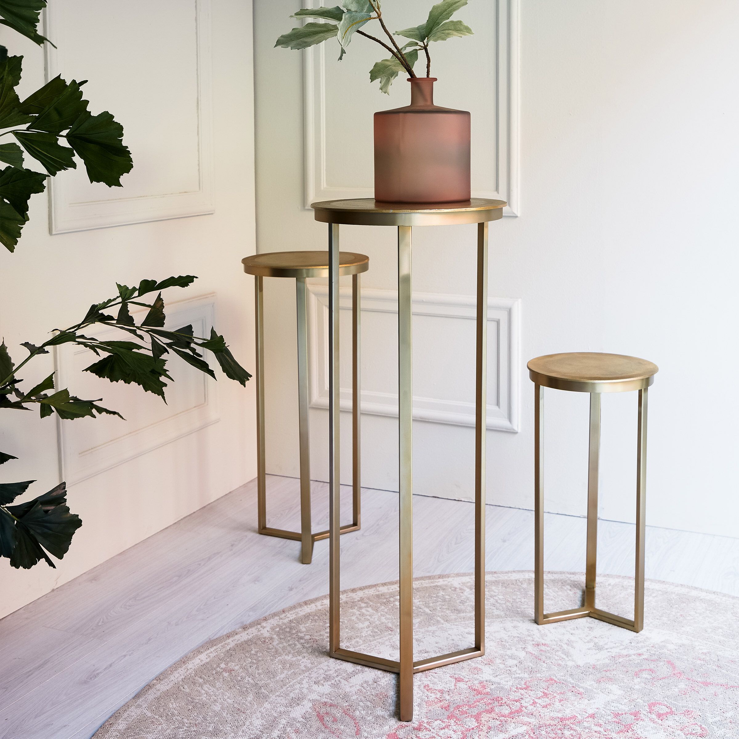 Light & Living Zuil Retiro – Luxe gouden staande radiator van 101 cm