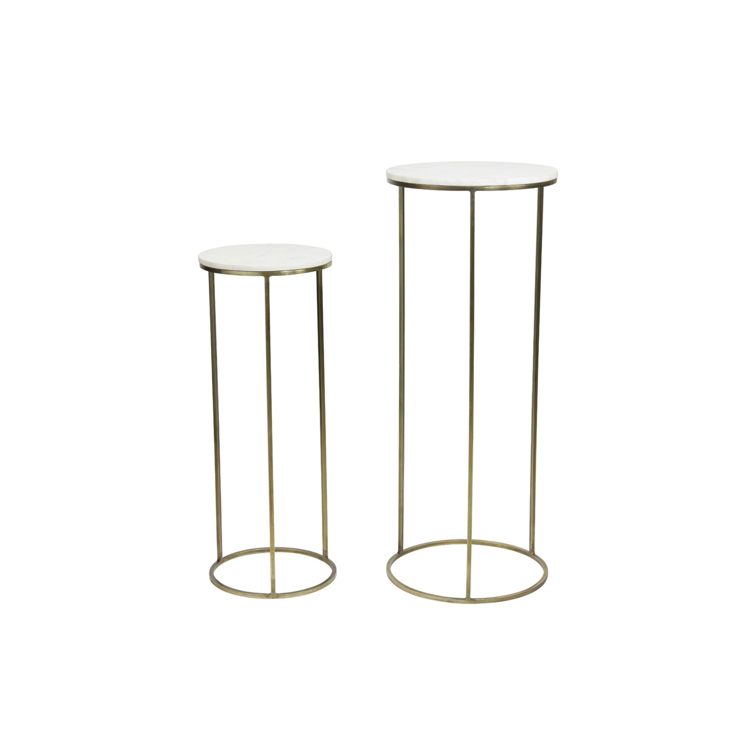 Light & Living Zuil Ricardo Set – Elegant wit & antiek bronzen accent voor elk interieur