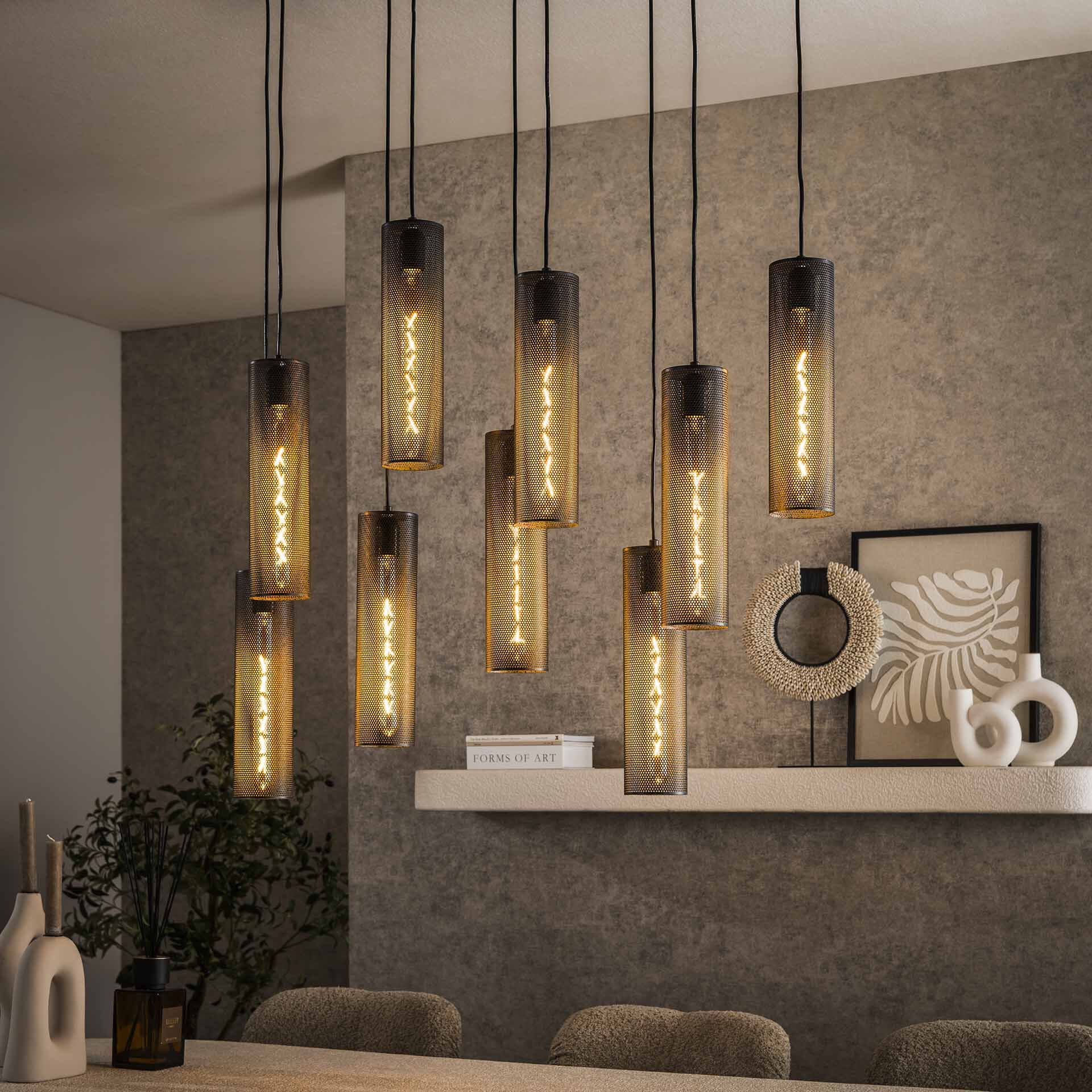 Luxe Hanglamp Manda Artic Black – Moderne Verlichting met Tijdloos Design