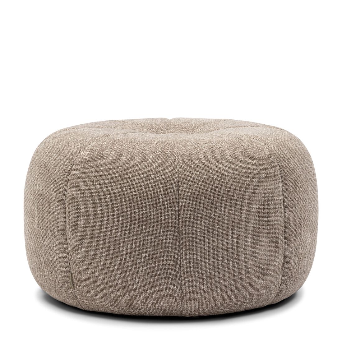 Luxueuze Falcone Hocker in Bright Taupe – Comfort en Stijl voor elk Interieur