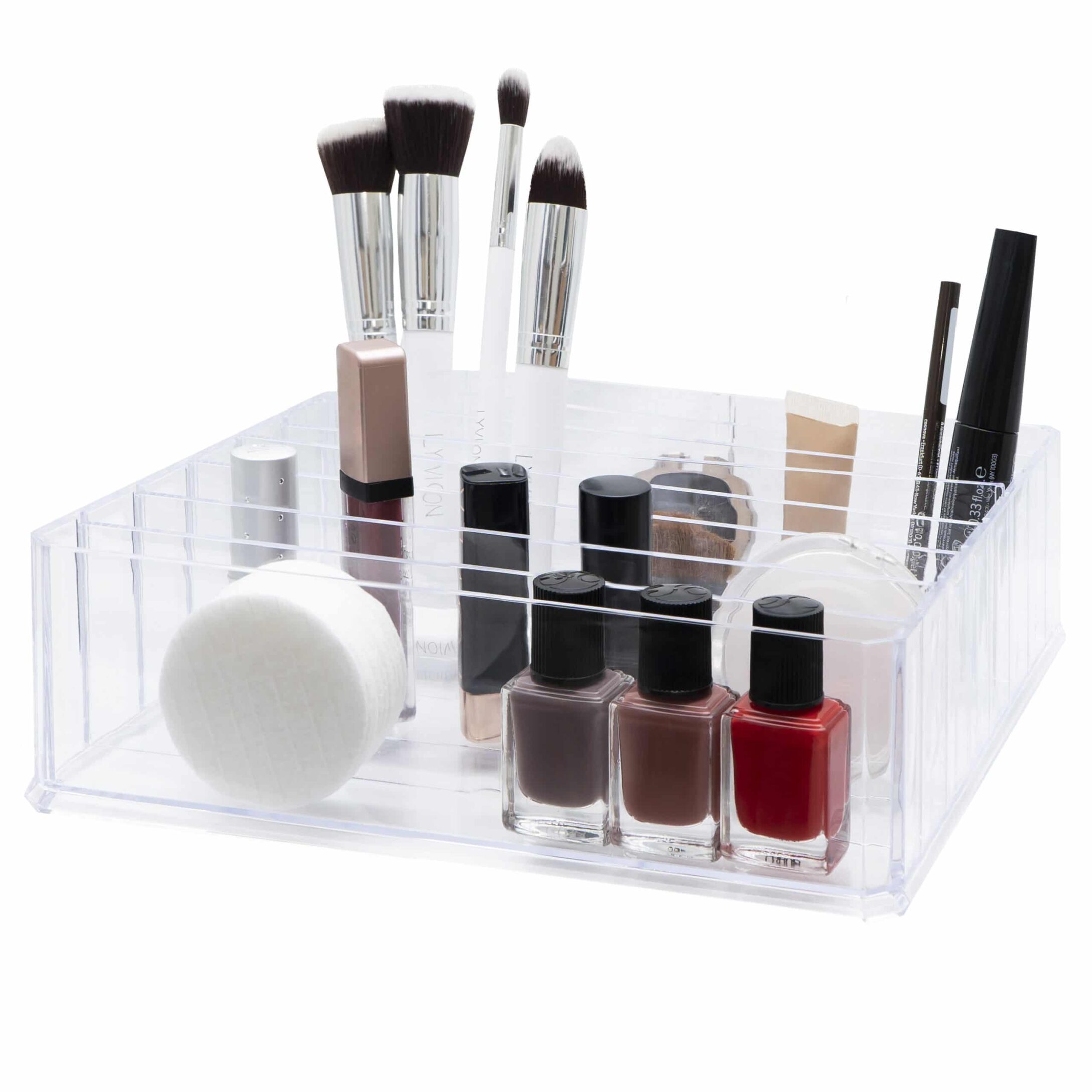 LYVION Make‑up organizer medium – transparante en ruimtebesparende opbergoplossing