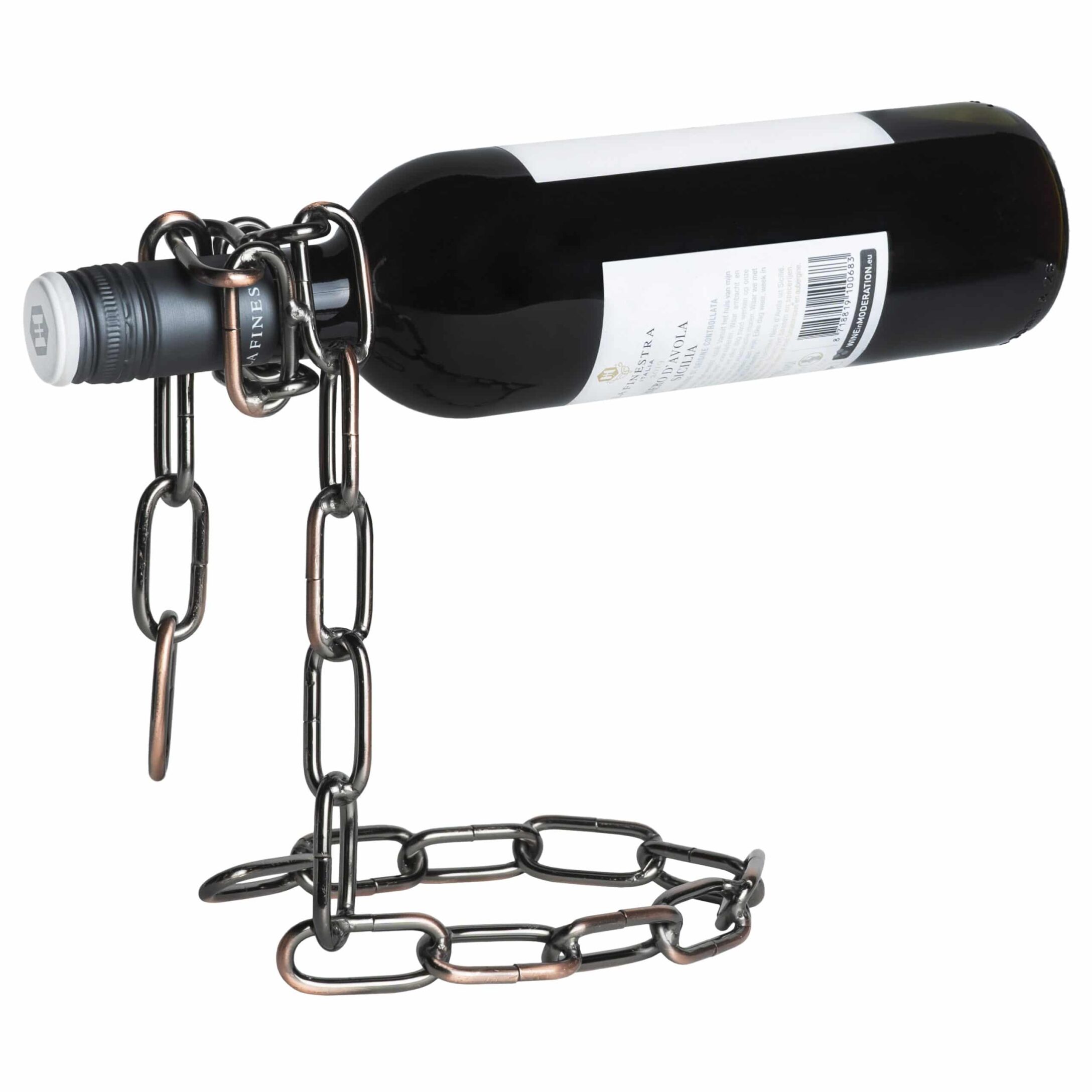 Magisch ketting wijnrek voor één fles – Stijlvol en functioneel van QUVIO