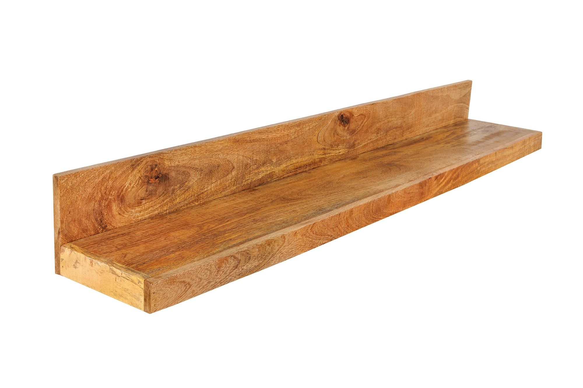 MAKASSAR Wandplank 140 cm – Natuurlijke Mango Houtlook van Invicta Interior