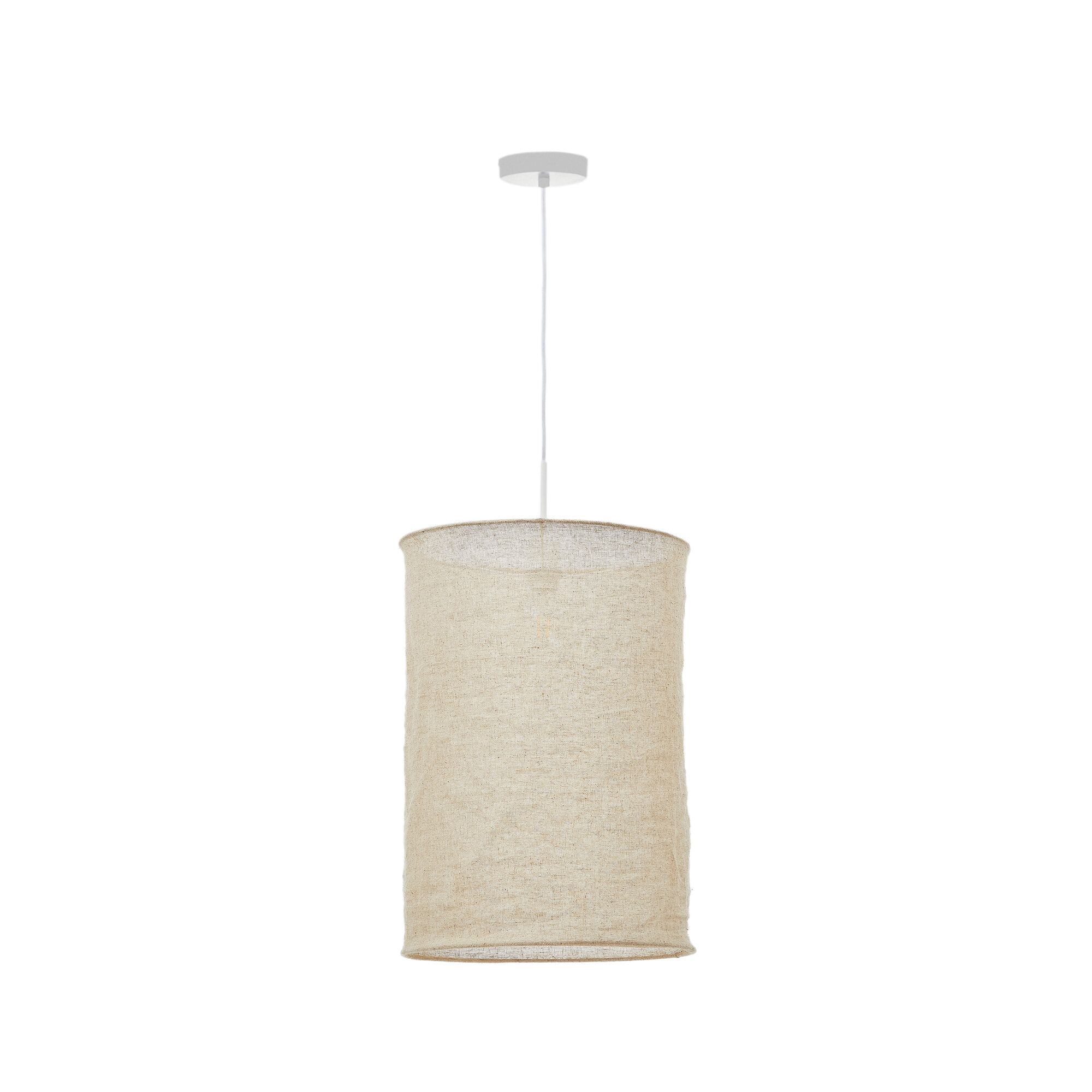 Mariela lampenkap 40 cm – Tijdloos linnen design in beige van Kave Home