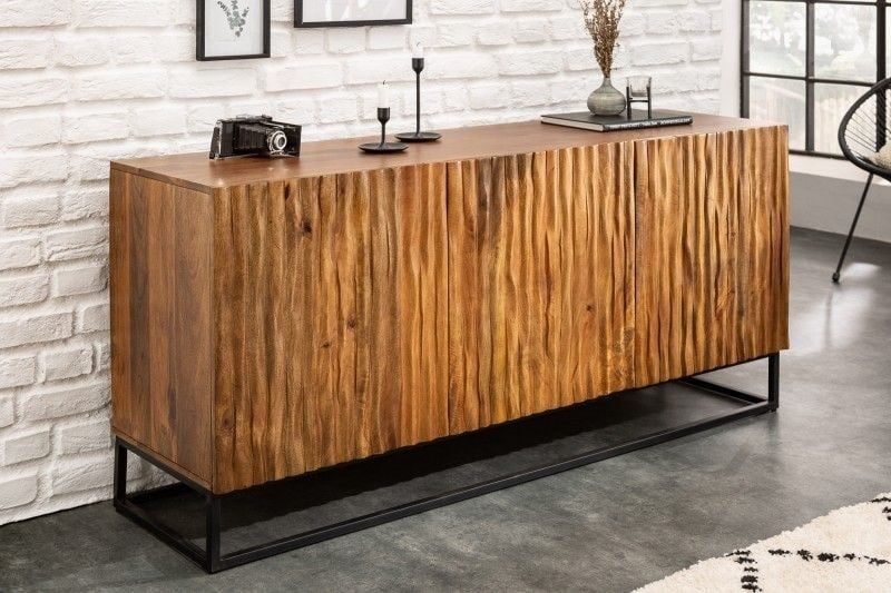 Massief dressoir AMAZONAS – 160 cm natuurlijke mangohout van Invicta Interior