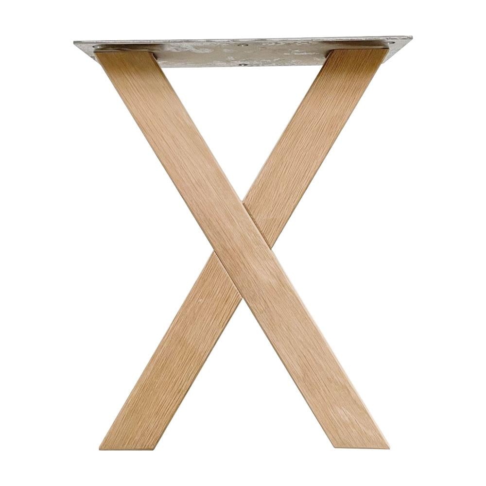Massief Eiken Meubelpoten – Set van 2, 40 cm Hoog
