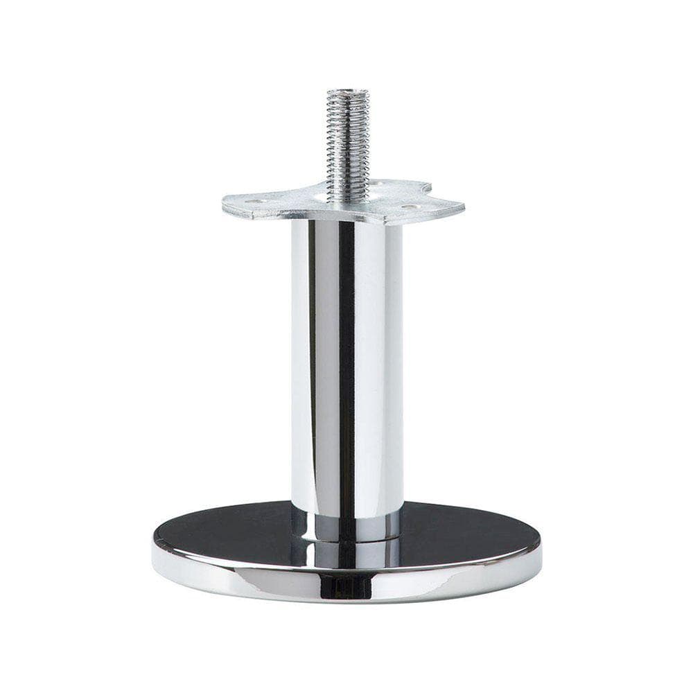 Massief Stalen Meubelpot Chroom Ø 2,5 cm – 8 cm Hoog (M10) – Furniture Legs Europe