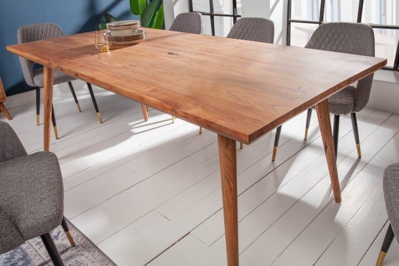 Massieve eettafel Mystic Living – 160 cm acacia massief hout