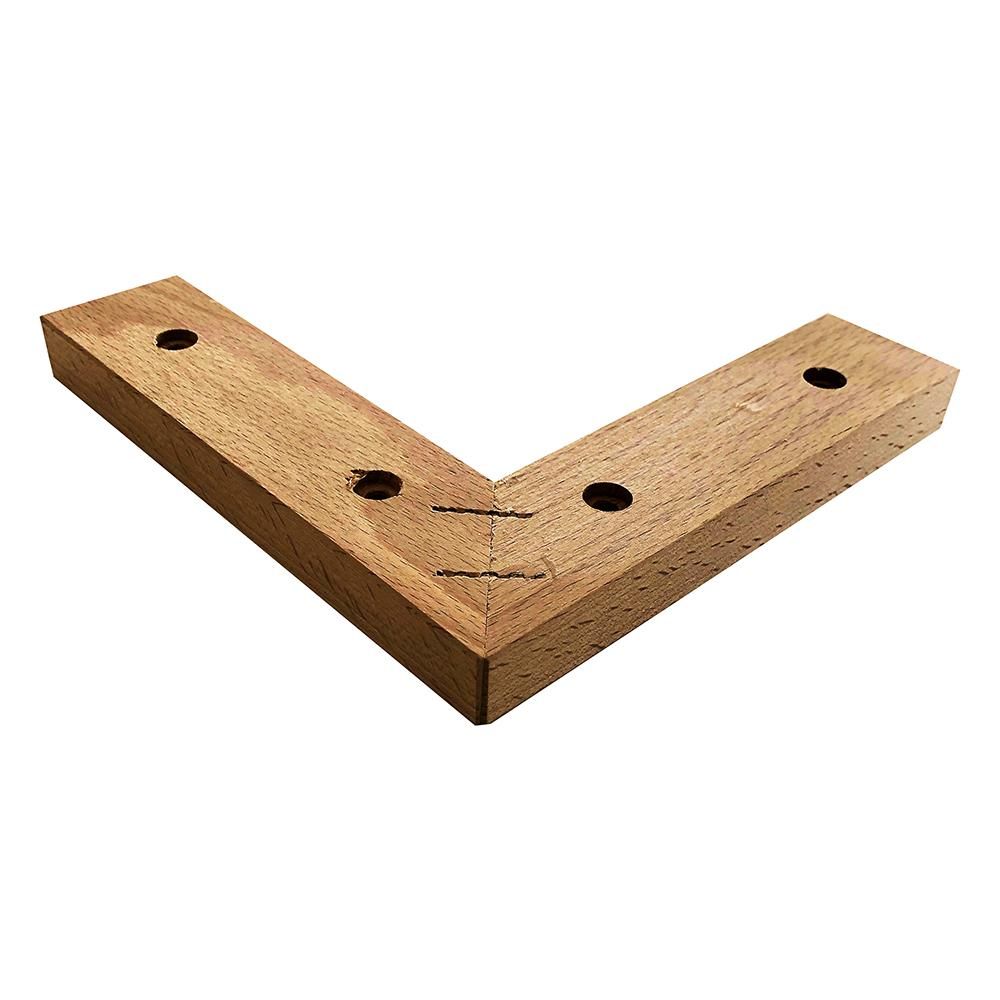Massieve houten hoekpoot 20 × 20 cm – Furniture Legs Europe