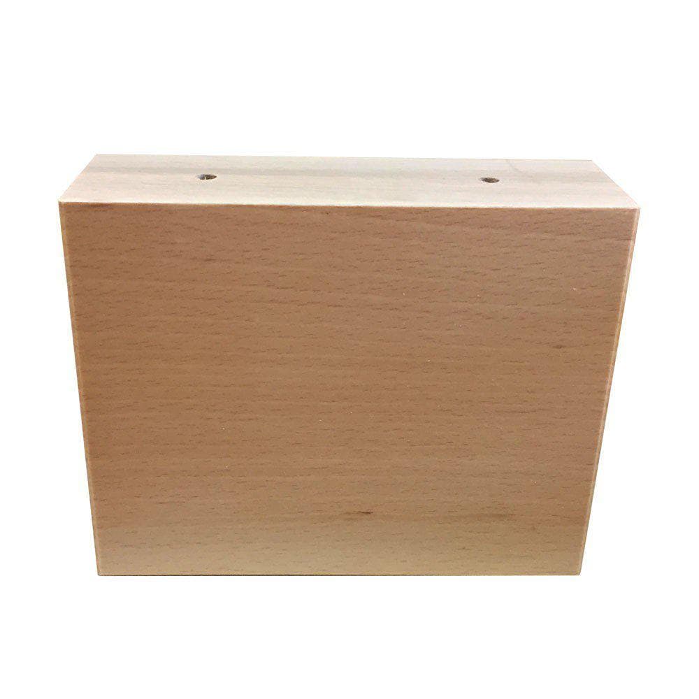 Massieve houten meubelpoot 15×5 cm – 12 cm hoog – Furniture Legs Europe